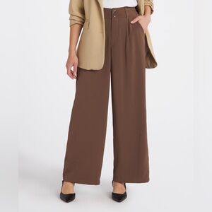 Dictionary, High-Rise Wide-Leg Pants in Taupe, stitch fix